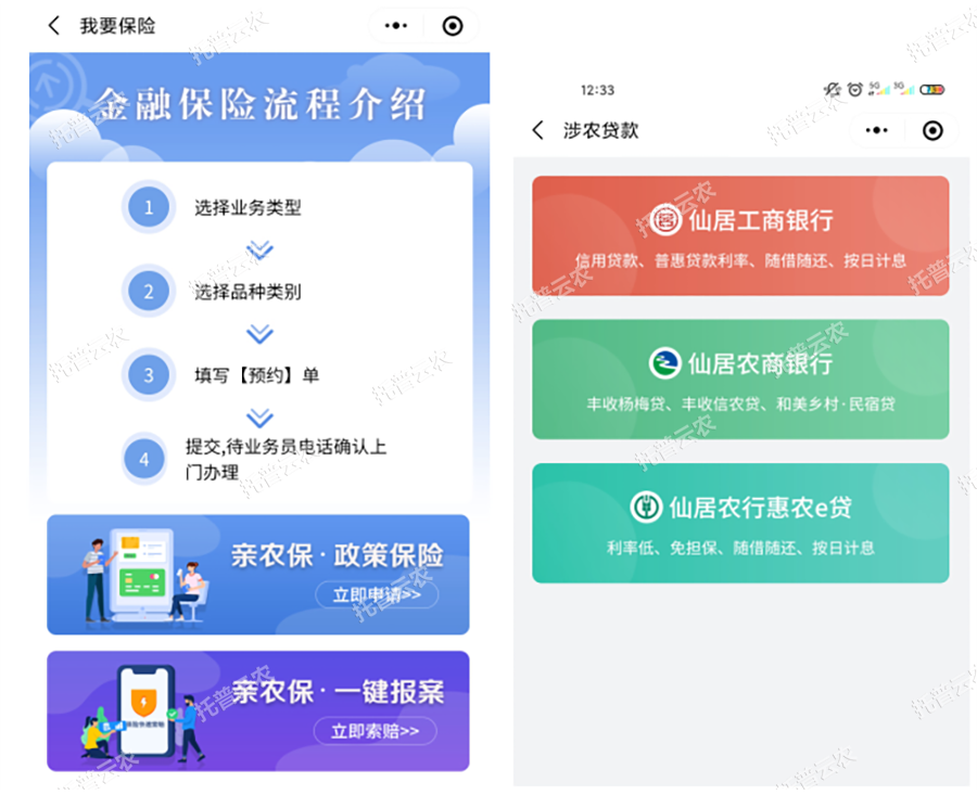 農(nóng)產(chǎn)品金融、保險融合應(yīng)用，賦能產(chǎn)業(yè)發(fā)展